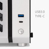 140mm Tower MATX Computer Case Side Transparent 3mm Tempered Glass USB3.0 Type C Mini Desktop ITX Portable Gaming Chassis