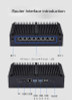 Fanless Industrial Mini Pc 8 Ethernet I211AT I350 Celeron 3867U I3 8130U Firewall Router Server Barebone Desktop ESXI