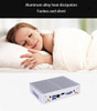 Fanless Mini PC Intel Core i7 5500U 4500U i5 5200U i3 5005U Windows10 Barebone Desktop Computer HD VGA WiFi 8xUSB Thin Client