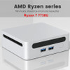 AMD Ryzen9 5900H/R7 7730U/5800U/R5 7530U Gaming Mini PC Dual DDR4 3200MHz NVMe Computer Barebone 8K HTPC Windows 11 WiFi6 BT5.2