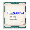 E5 -2680V4 e5 2680 v4 Supports x99 motherboards 2.40GHz 14-Core 35M 14nm LGA2011-3 TPD 120W high quality cpu