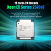 Intel Xeon Used CPU Official Version E5-2670V3 SR1XS X99 2.30GHZ 30M 12-CORES E5 2670 E5-2670 V3 LGA2011-3 Processor E5 2670V3
