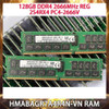 128GB DDR4 2666MHz REG 2S4RX4 PC4-2666V HMABAGR7A4R4N-VN RAM For SK Hynix Memory Works Perfectly Fast Ship High Quality