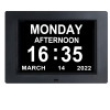 8 inch  12 Alarms Digital LED Calendar Clock with Multi Languages to