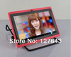 High quality 7 inch 2800 mah Dual camera android 4.4 Allwinner A33 quad core Q88 tablet pc 9 colors 20pcs/lot DHL Free Shipping