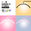 Custom Logo Half Moon Light Lash Eyebrow Led Ring Nail Tech Eyelash