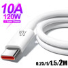120w 10a Type C Fast Charging Cable Data Cord For Samsung Xiaomi