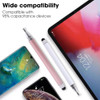 Smart Tablet Phone Universal 2 In 1 Capacitive Stylus Pen Drawing Pens for iPhone/iPad/Android All Capacitive Touch Screens