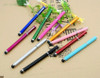 300pcs/lot New Capacitive Touch Screen Stylus with Ball Point Pen for IPad Samsung Galaxy Tab Tablet PC Phone Mobile