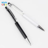 300pcs/lot Good Sale Luxury Diamond Crystal 2in1 Touch Screen Rhinestones Capacitive Stylus Ball Pen for Mobile Phone PC Tablet