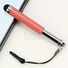 5000pcs Colorful Retractable Capacitive Stylus Touch Screen Pen For iPhone Samsung Android Mobile Phone Tablet PC with Dust Plug