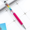 2000pcs Metal Diamond Ballpoint Pen 2 in 1 Capacitive Touch Screen Pens Stylus for Mobile Phone Student School Office