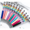 2000pcs Metal Diamond Ballpoint Pen 2 in 1 Capacitive Touch Screen Pens Stylus for Mobile Phone Student School Office
