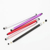 500pcsColorful Metal Touch Screen Stylus Pen Dual Tips For iPhone iPad Tablet Drawing Universal Tablet CellPhone Capacitive Pens
