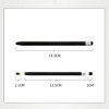 500pcsColorful Metal Touch Screen Stylus Pen Dual Tips For iPhone iPad Tablet Drawing Universal Tablet CellPhone Capacitive Pens