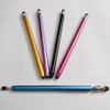 500pcsColorful Metal Touch Screen Stylus Pen Dual Tips For iPhone iPad Tablet Drawing Universal Tablet CellPhone Capacitive Pens