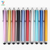 5000pcs/lot 9.0 touch Screen pen Metal Capacitive Screen Stylus Pens Touch Pen For Samsung Iphone Cell Phone Tablet PC 10 Colors