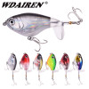 1Pcs Topwater Fishing Lure With Soft Propeller Rotating Tail Artificial Bait Hard Plopper For Bass Floating Pesca Fishing Tackle