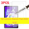 3PCS for Lenovo Xiaoxin Pad 2022 10.6'' TB-128FU Tempered Glass screen protector protective tablet film