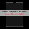 9H Tempered Glass For iPad 10th Generation Air 5 4 10.9 Pro 11 2022 Mini 6 5 ipad 10.2 9th 8th 7th Screen Protector Tablet Film