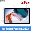 3 Pieces HD Scratch Proof Tempered Glass Screen Protector For Redmi Pad 10.61 2022 Xiaomi MI Redmi Pad Tablet Protection Film