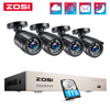 Zosi 8ch 1080p Cctv System Outdoor,5mp Lite Video Dvr With 4/8pcs 2mp