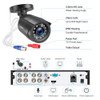 Zosi 8ch 1080p Cctv System Outdoor,5mp Lite Video Dvr With 4/8pcs 2mp