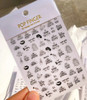 1pc Gold Heart Scrapbooking Stickers Love Adhesive Nail Stickers Hearts Nail Decals for Women DIY Nail Decals, Phone Decoration