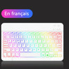 EMTRA Backlit Backlight Bluetooth Keyboard Mouse For IOS Android Windows For iPad Portuguese keyboard Spanish keyboard and Mouse