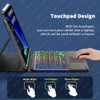 Wireless Bluetooth Keyboard with Touchpad, Rechargeable Backlit Tablet Android Keyboard for Xiaomi Pad 5 6 Pro iPad 9th 10th Gen