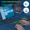 Wireless Bluetooth Keyboard with Touchpad, Rechargeable Backlit Tablet Android Keyboard for Xiaomi Pad 5 6 Pro iPad 9th 10th Gen
