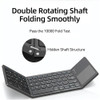 Mini Folding Keyboard Bluetooth Wireless Portable Universal Foldable Keyboard with Touchpad for Windows Android IOS Tablet iPad
