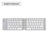Mini Folding Keyboard Bluetooth Wireless Portable Universal Foldable Keyboard with Touchpad for Windows Android IOS Tablet iPad