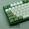 KBDiy Matcha KOA Keycap PBT Similar MOA Keycaps Retro 7u MAC ISO Japanese Korean Russian 143 Key Cap Set for Mechanical Keyboard