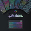 10inch Backlit RGB Bluetooth Keyboard Wireless mouse Mini for Spanish Russian Keyboard RGB Backlit Rechargeable Keyboard mouse
