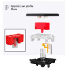 Kailh Choc Low Profile Switch 1350 Chocolate Keyboard Switch Clicky Tactile Linear White Switches Mechanical Keyboard for Laptop