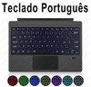 Backlit Keypad for Microsoft Surface Pro 3 4 5 6 7 8 9 X Go 1 2 3 Trackpad Wireless Magnetic Keyboard Arabic Ñ Korean AZERTY