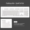 129 Keys Pudding Keycaps OEM Profile PBT Double Shot Keycap For Mx Switch Mechanical Keyboard ISO Layout RGB backlit Key Caps