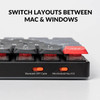 Keychron K3 Pro B Wireless QMK/VIA Custom Mechanical Keyboard Low Profile 75% Layout RGB Backlight Gateron Switch
