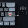 Keychron K9 Pro H Custom Mechanical Keyboard 60% Layout QMK/VIA Programmable Hot-Swappable Low Profile Gateron Switch