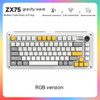 Iqunix Zx75 Mechanical Keyboard Three Mode Hot Swap 81 Keys Rgb Wireless Gaming Keyboard Multifunctional Knob Pc Gamer Mac Gifts