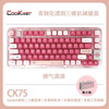 CoolKiller CK98 Mechanical Keyboard Hot-Swap Bluetooth 2.4G Wireless With OLED Monitor RGB Polar Bear Transparent Gasket Gaming