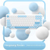 Iqunix Cat Keyboard Machinery M80 Three-mode Wireless Bluetooth Ipad Tablet Office Cute Girls Adapt To Mac Office Keyboard