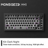 Akko Monsgeek M1w Mechanical Keyboard Kit Three Mode 75% 82 Keys Aluminum Gasket Hot-Swap Rgb Wireless Gaming Keyboard Accessory