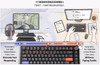 DRUNK DEER G65 Magnetic Switch Wired Keyboard RGB Backlight 68 Keys Ergonomics Hot Swap Quick Trigger Office Gaming Keyboard