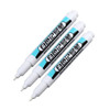 0.7/1.0/2.5MM White Permanent Marker Pens 1/3Pcs Paint Markers For Wood Rock Plastic Leather Glass Stone Metal Art Supplies