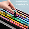 12-168 Colores Markers Brush Pens Set Painting Drawing Manga Highlighter School Art Supplies For Artist Korean Stationery