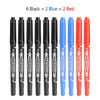 10 PCS Permanent Markers Pens Manga Waterproof Double Sided Colored Oily Ink Sketch Painting Art School Supplies Stationery