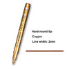 2/1Pc Brush Metallic Marker Pens Gold Silver Color Permanent Art Marker For Manga Crafts Scrapbooking School Stationery Supplies