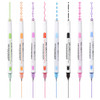 8pcs Dual Line Contour Markers, Dual Tip Curve Pens, Multicolor Fun Curved Pens, Quick Dry Markers Note Drawing Highlighter, Cur